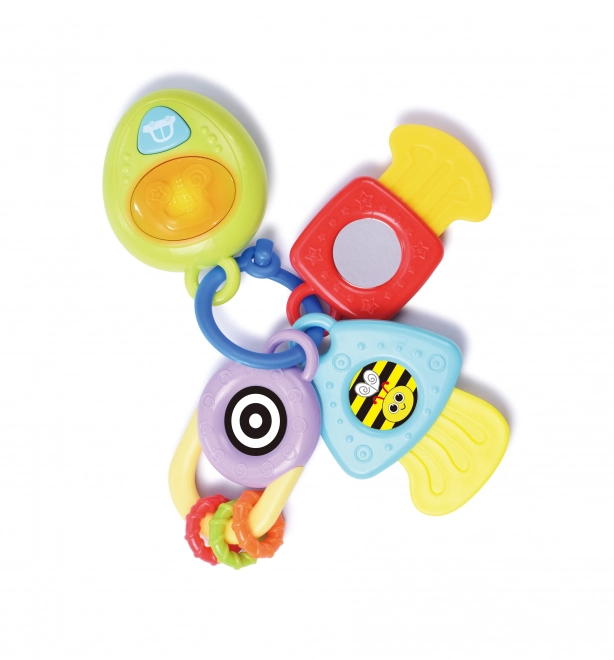 Colorful Baby Teething Keys with Effects