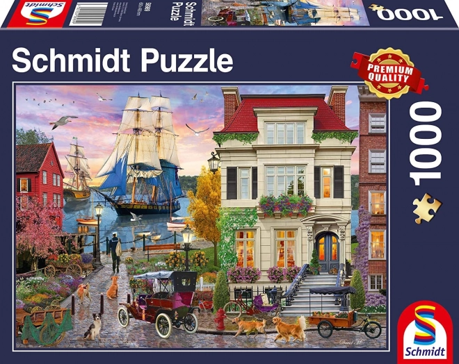 Ship In The Port Puzzle 1000 Pieces