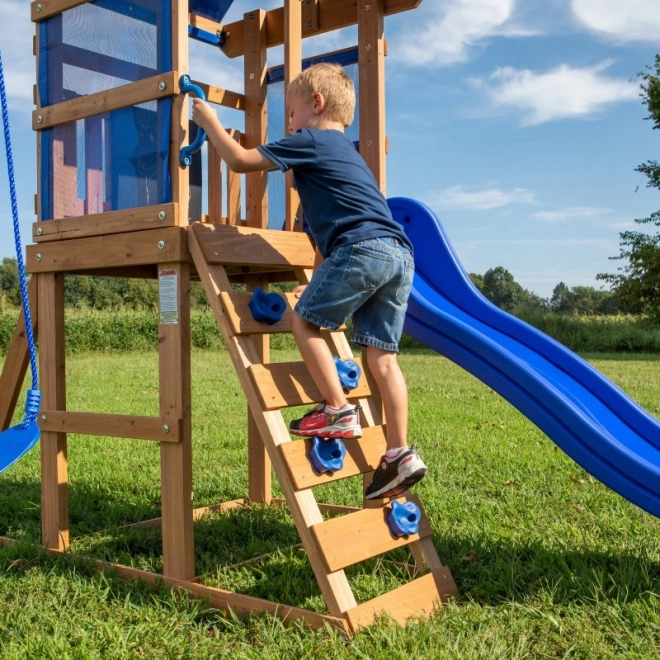 Wooden Playground Aurora House with Slide