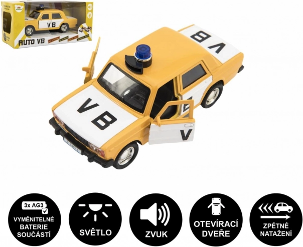 Voiture de police VB avec lumière et son