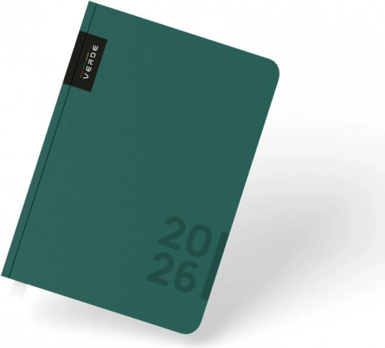 Daily Diary A5 2026 Verde Green