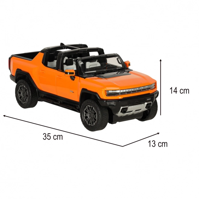 Remote Controlled Hummer EV Car in Orange 1:16