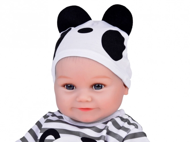 Charming Boy Doll in Panda Outfit