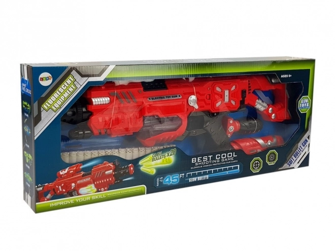 Luminous Foam Dart Gun with Light and Sound Effects