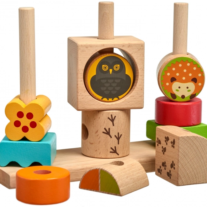 Lucy & Leo Wooden Day and Night Puzzle