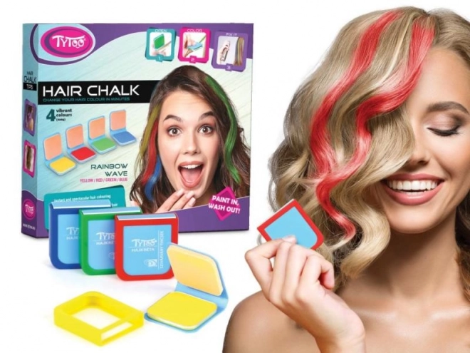 Rainbow Hair Chalk Set