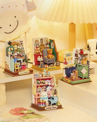 Affascinante mini giardino come decorazione