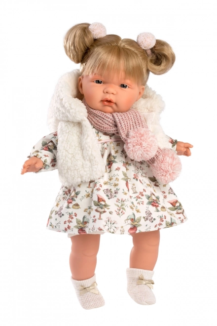 Realistic Baby Doll with Sounds and Soft Body - 38 cm