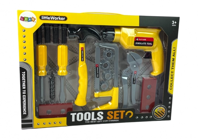 Children's Tool Kit with Drill and Hammer