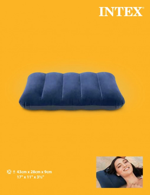 Inflatable Velour Pillow by Intex