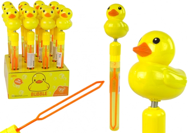 Yellow Duck Soap Bubbles with Sound