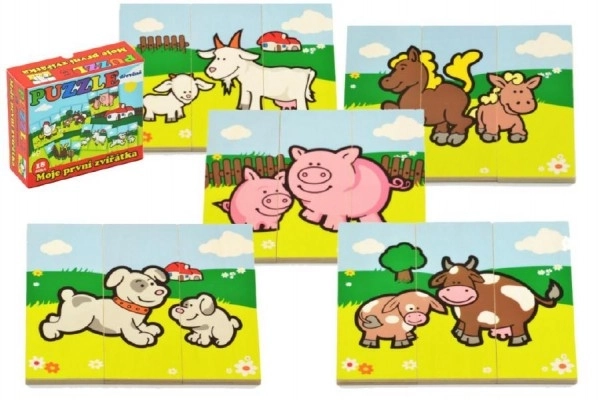 My First Animal Wooden Puzzle for Toddlers