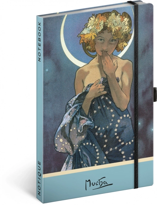 Notique Luna Notebook by Alfons Mucha