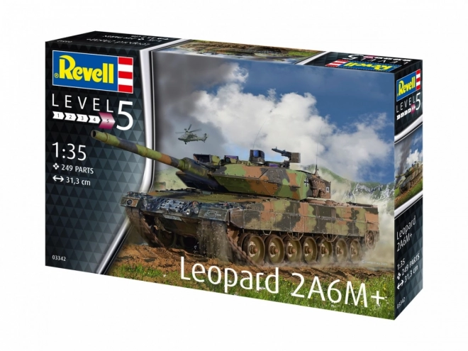 Leopard 2 A6M+ German Main Battle Tank Model Kit