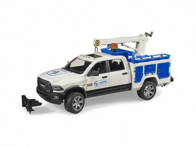 Ram 2500 Service Truck with Rotating Arm and Beacon