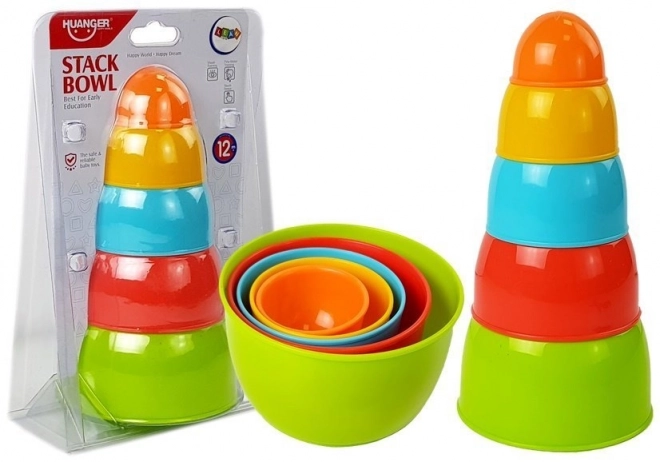 Stacking Cups Game for Toddlers 5 Pieces