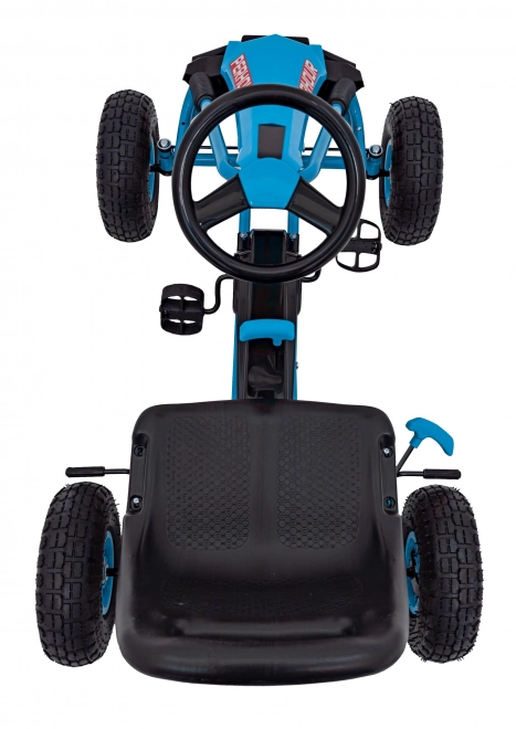 Pedal Go-Kart with Air Wheels for Kids in Blue