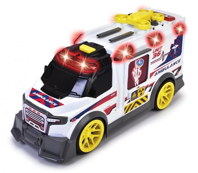 Ambulance Vehicle with Lights and Sound