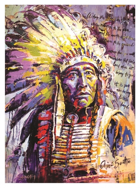 Anatolian Puzzle Chief Seattle 1000 Piece