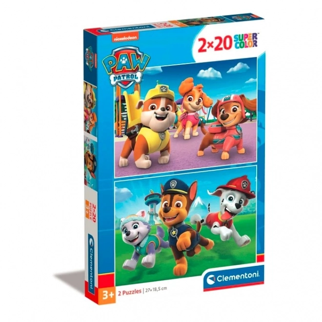 Clementoni Paw Patrol Puzzle Set 2x20 Pieces