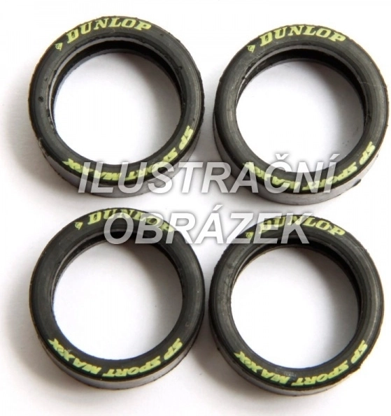 Pneumatiky pro auta Carrera EVO/D132 – licencované modely (4 ks)