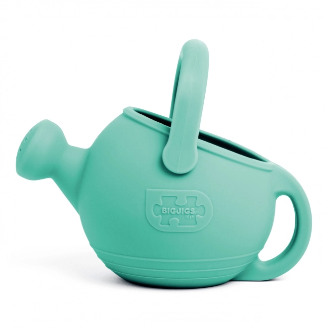 Bigjigs Toys Silicone Watering Can Green