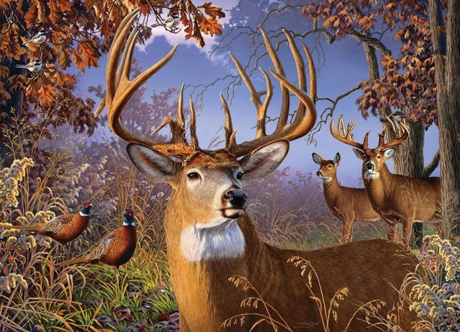 Puzzle Cobble Hill Cerfs et faisans 500 pièces