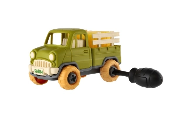 Screwable Plastic Truck Toy with Screwdriver