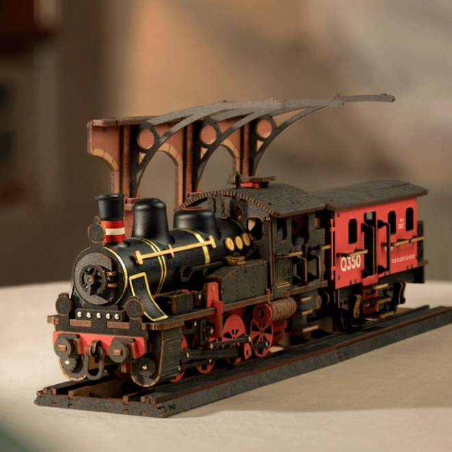 Robotic Vintage Steam Locomotive 3D Wooden Puzzle