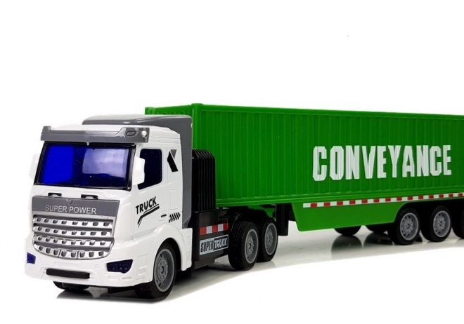 remote controlled delivery truck green