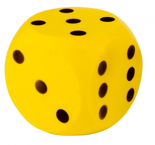 Soft Foam Dice 10 cm Yellow