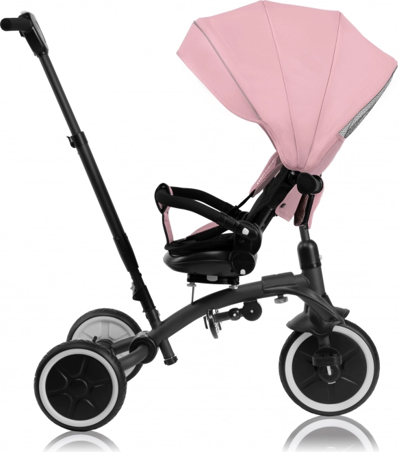 2-in-1 Children's Tricycle by Lionelo - Tris Plus Model in Pink Rose