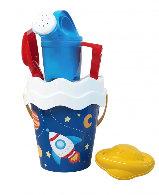 Space-Themed Sand Play Set with Watering Can - Medium