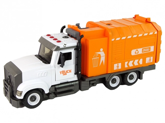 Interactive Orange Garbage Truck Toy