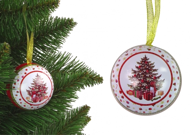 Christmas Tree Metal Ornament with Gifts