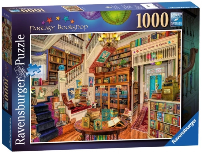 Ravensburger puzzle Kouzelný knihkupectví 1000 dílků