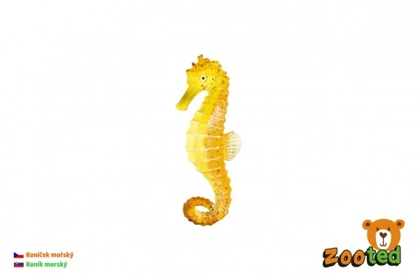 Seahorse Toy Plastic 8cm in Bag