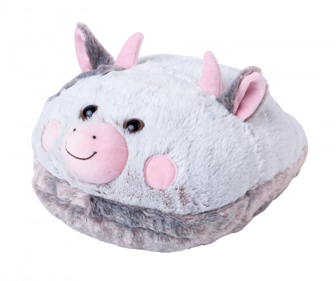 Cozy Noxxiez Plush Cow Slipper