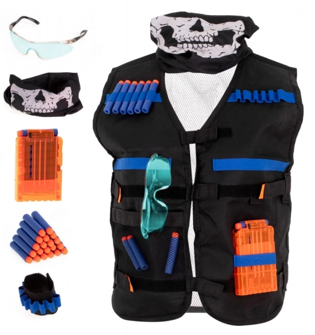 Tactical Vest with Accessories for Nerf Blasters