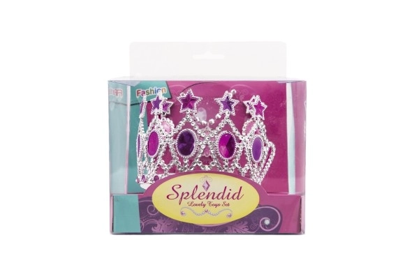 Beauty Set with Crown, Earrings, and Necklace for Carnival