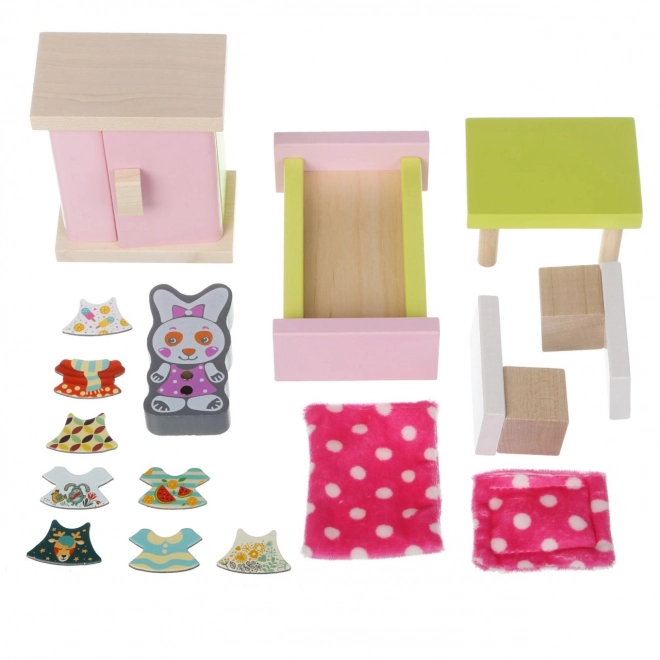 Room Wooden Doll Furniture Set