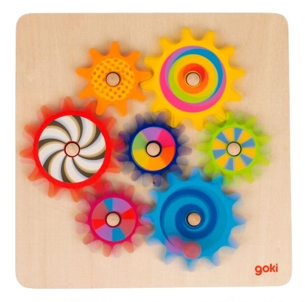 Goki Wooden Gear Puzzle