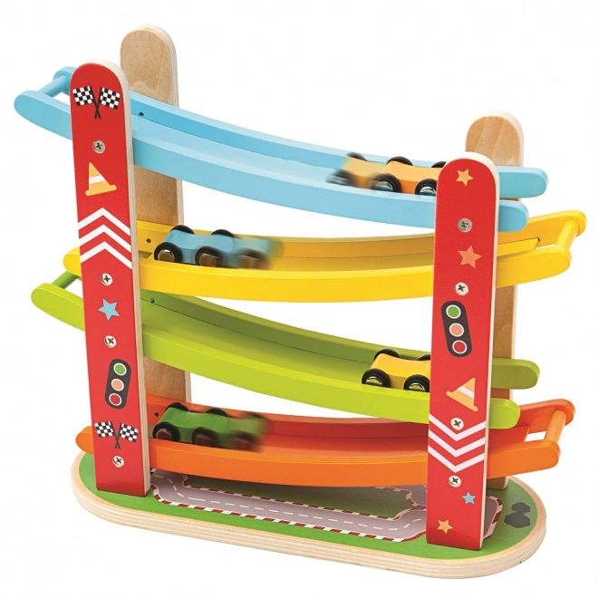 Wooden Racing Track by Bigjigs Toys