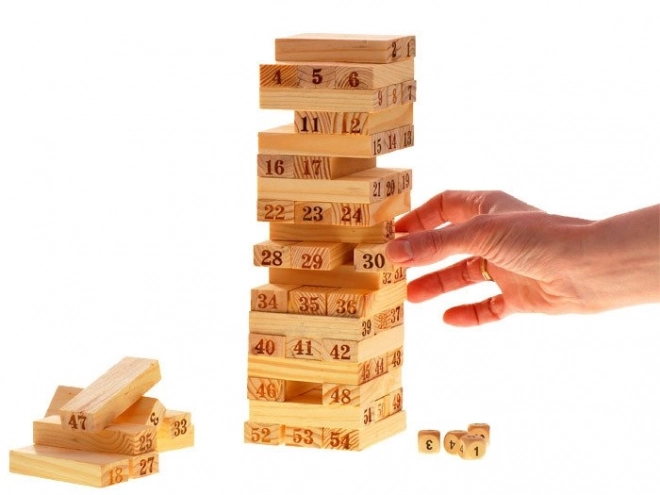 Wooden Jenga Tower Blocks