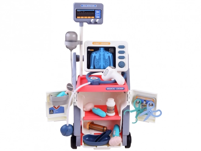 Medical Trolley Set for Little Doctors