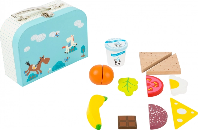 Small Foot Blue Snack Case