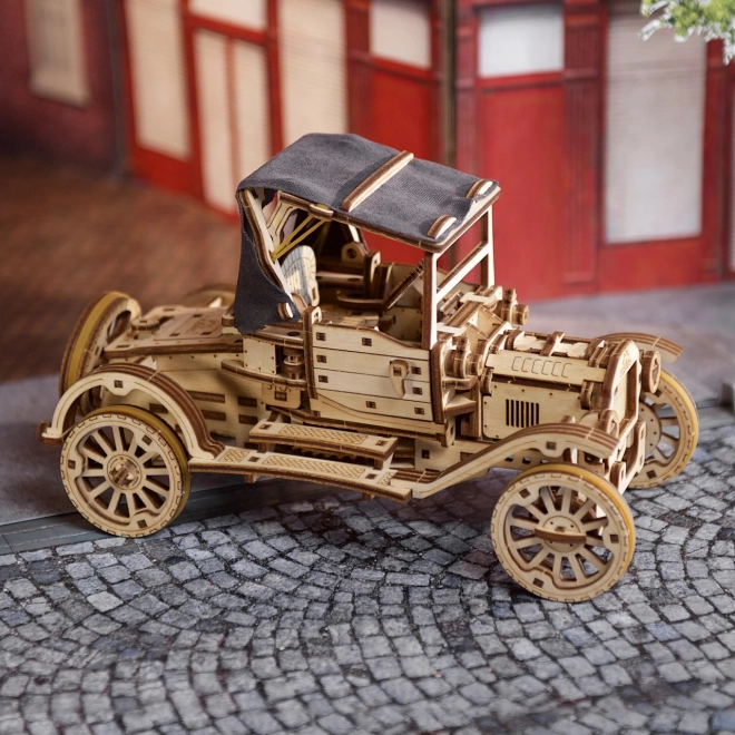 Ugears Wooden Mechanical Puzzle Vintage Car Model