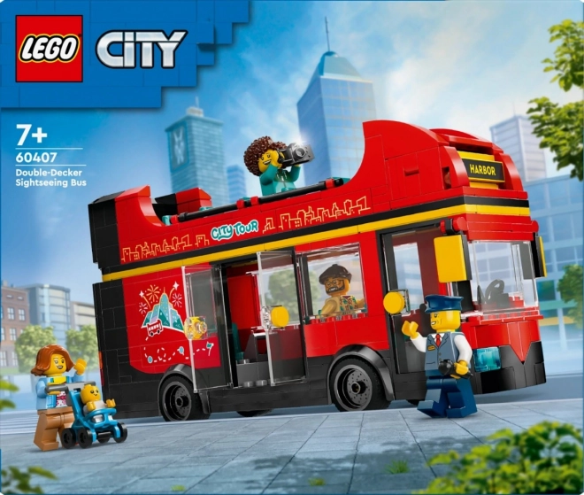 Red Double-decker Bus Building Set