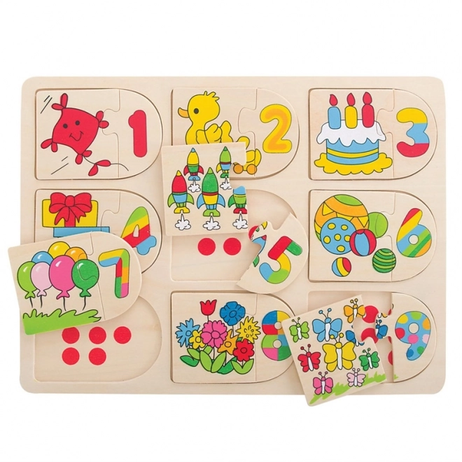 Bigjigs Toys Counting Picture Puzzle