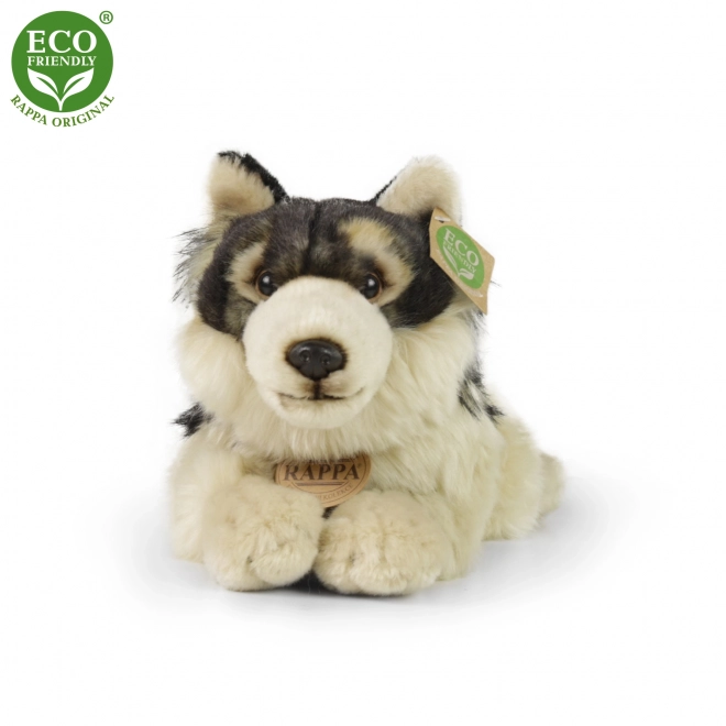 Eco-Friendly Plush Lying Wolf 35 cm